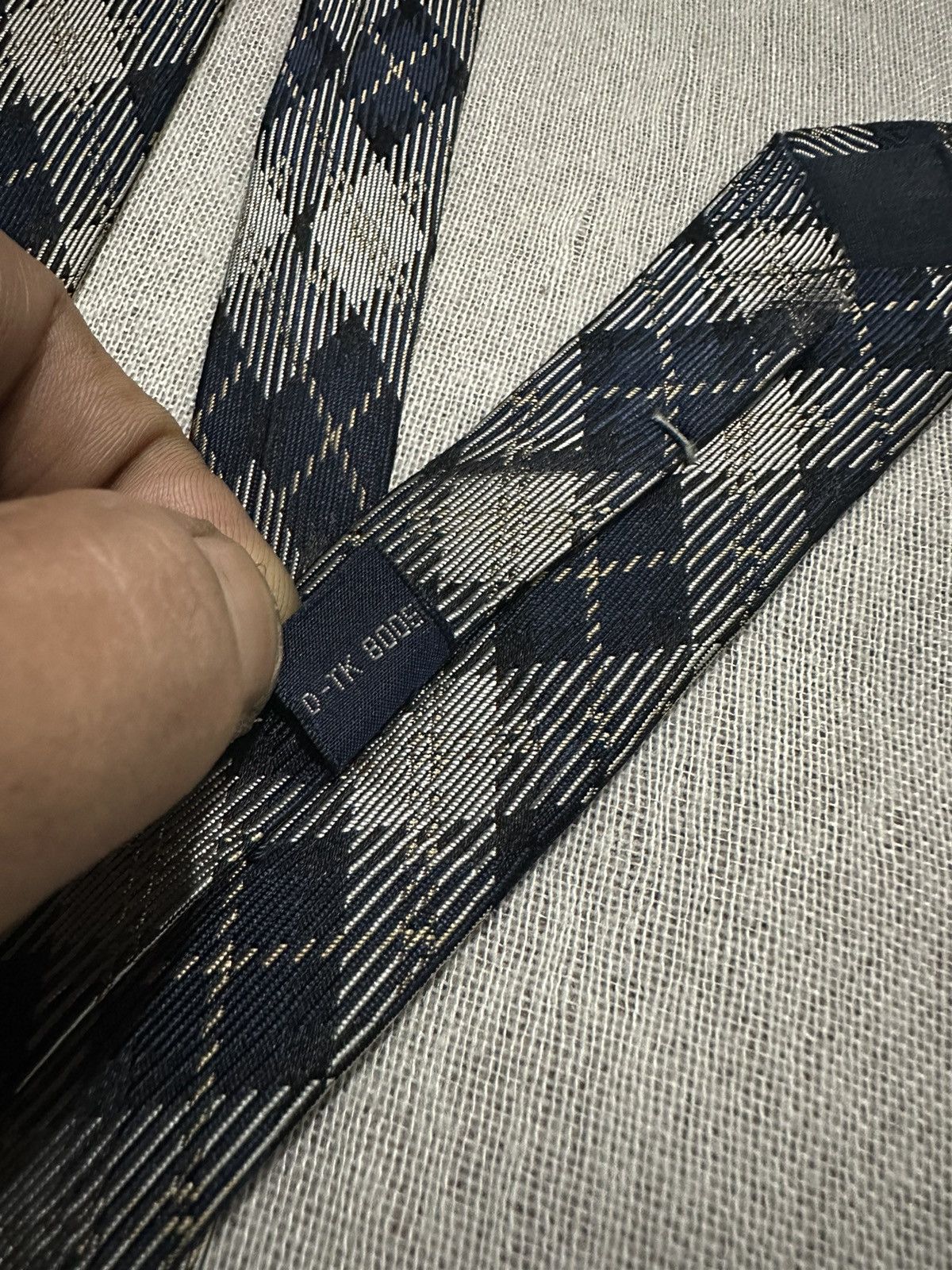 Burberry × Vintage Vintage Burberry Tie Size ONE SIZE - 7 Thumbnail