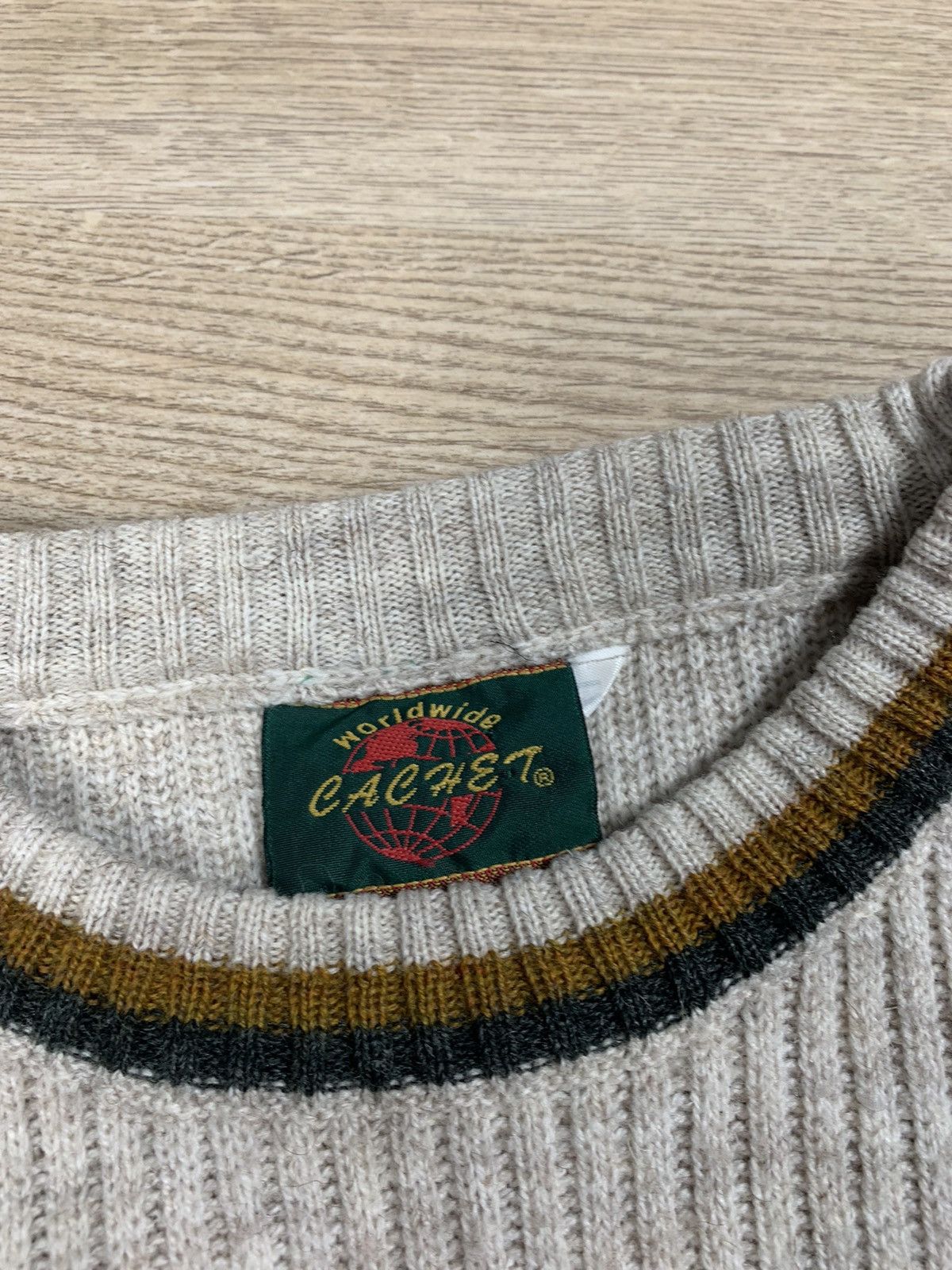 Vintage Vintage 90s / 00s Funny Sweater Sweatshirt Knit Golf Trophy Size US XL / EU 56 / 4 - 7 Thumbnail