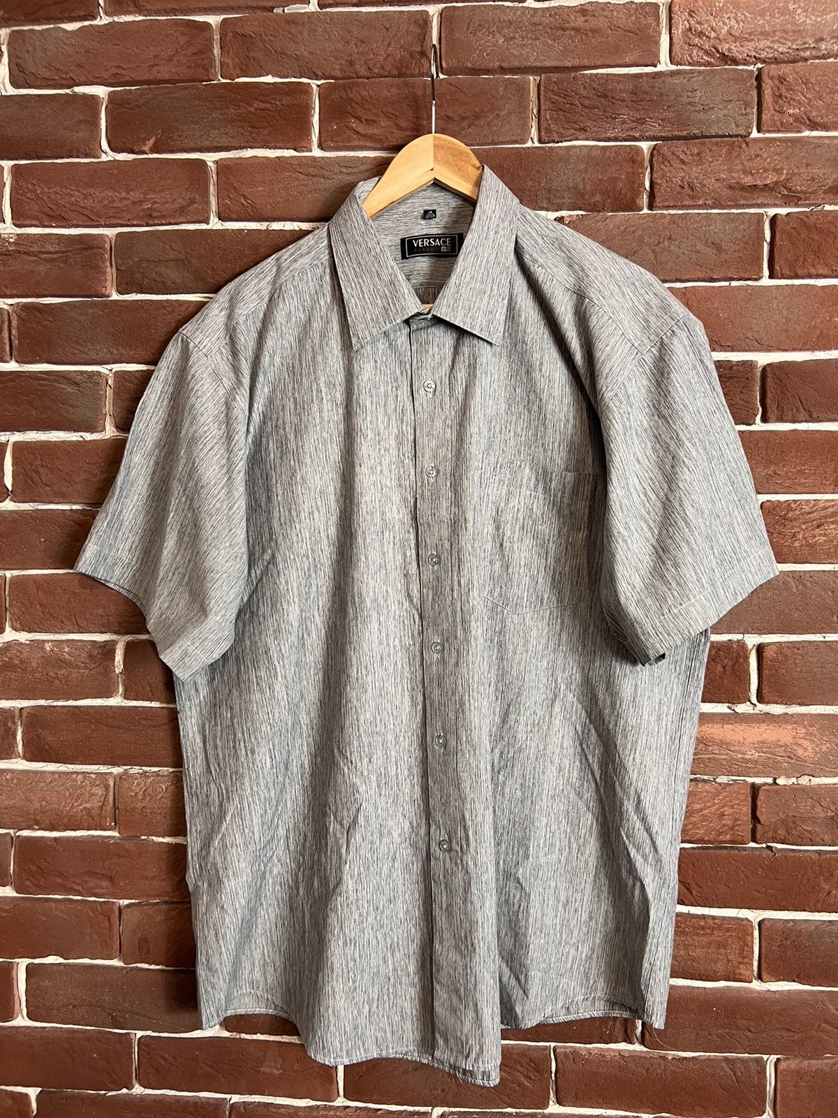 Versace Jeans Couture Versace V2 Classic Vintage 90s Button Up Shirt Hype Designer Size US XL / EU 56 / 4 - 1 Thumbnail