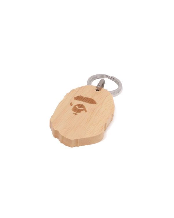 Bape Ape Head Wood Keychain Size ONE SIZE - 4 Thumbnail