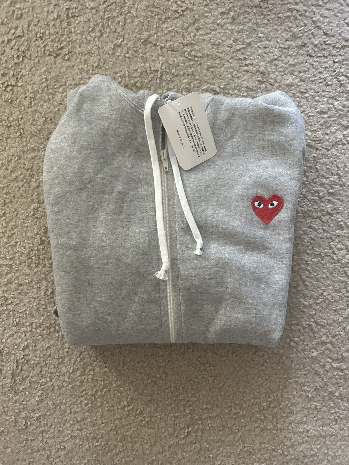 Comme des Garcons PLAY COMME des GARÇONS PLAY Multi Heart Zip Up Hoodie Size US XL / EU 56 / 4 - 10 Thumbnail