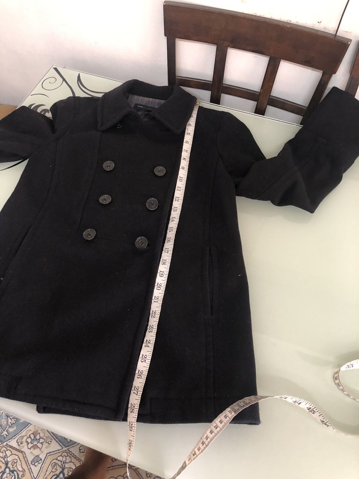 Marc Jacobs Marc by Marc Jacobs Double Breasted Wool Peacoat Size US M / EU 48-50 / 2 - 22 Thumbnail