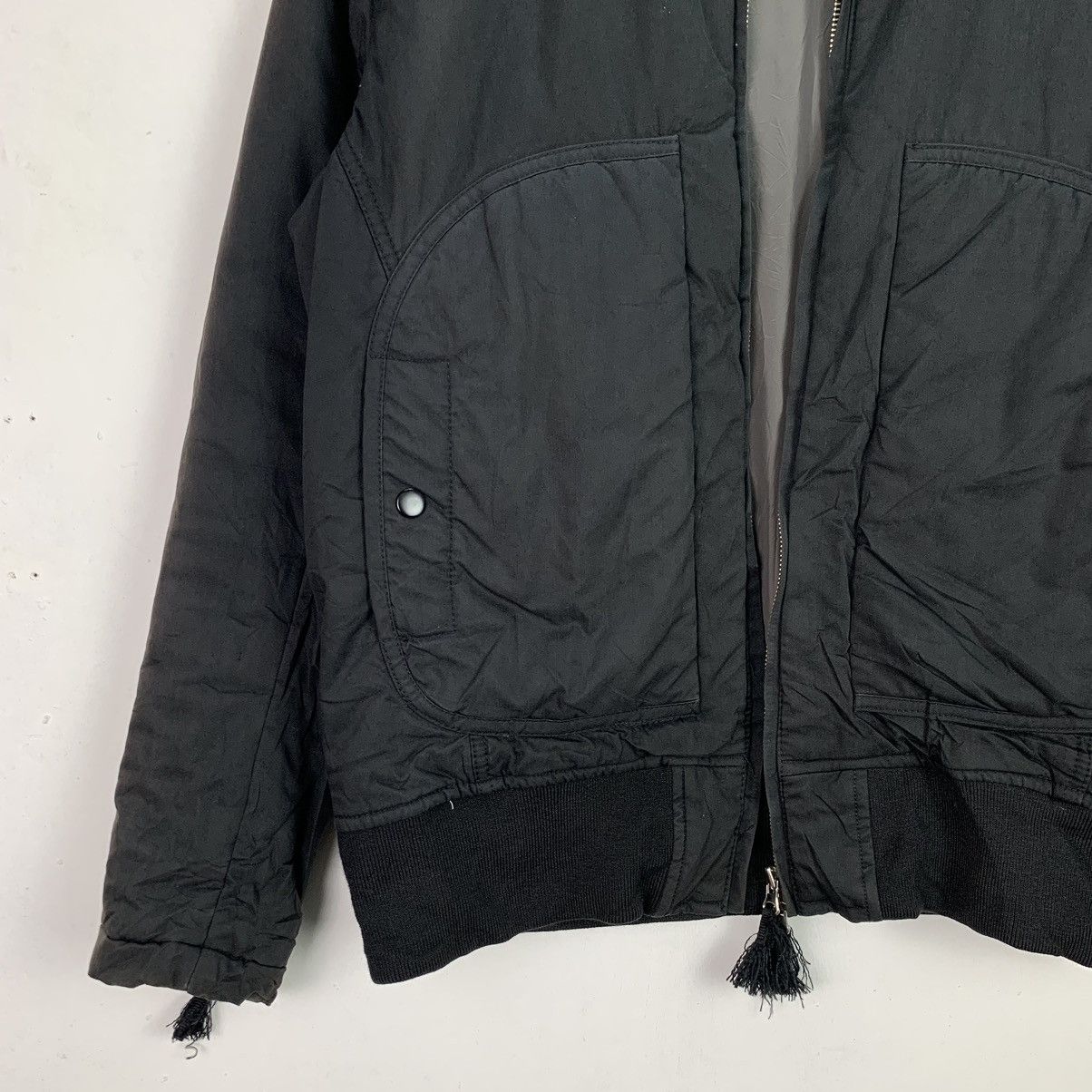 Japanese Brand × Vintage Japanese brand full zip bomber jacket Size US L / EU 52-54 / 3 - 4 Thumbnail