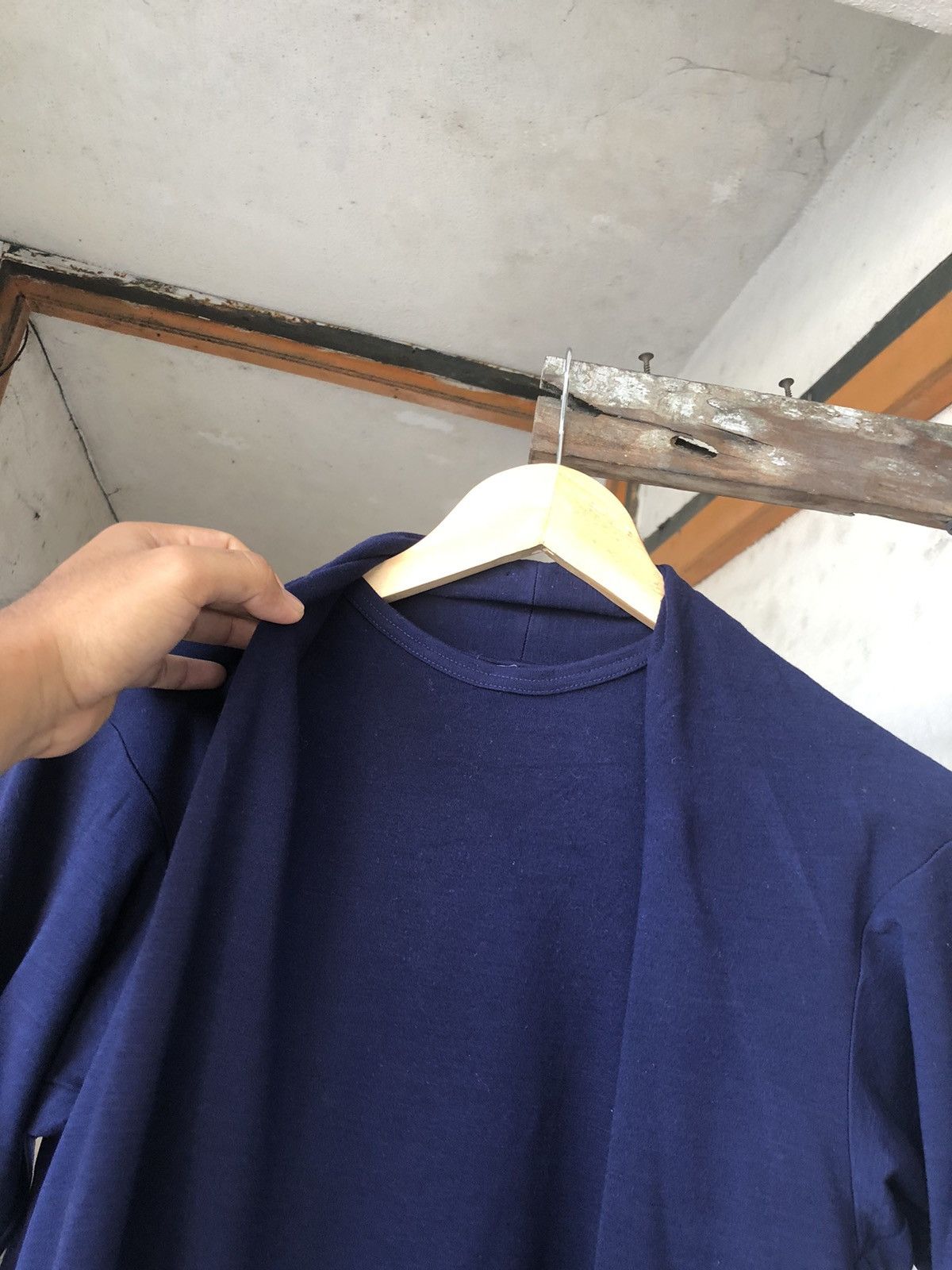 Issey Miyake Vintage 80s Issey Miyake Long Sleeve Shirt Size M / US 6-8 / IT 42-44 - 6 Thumbnail