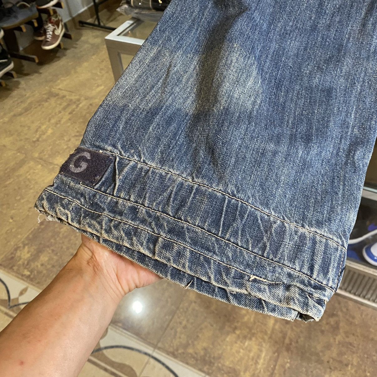 Marithe + Francois Girbaud Marithe Francois Girbaud Bondage Denim Pants Size US 36 / EU 52 - 7 Thumbnail