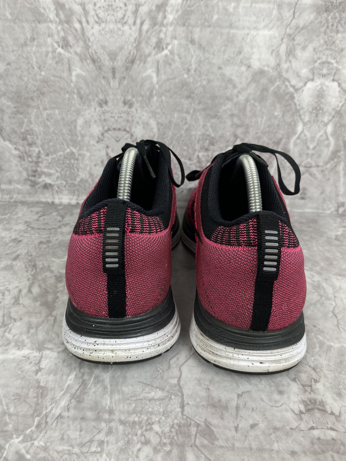 Nike Nike Flyknit One Lunar 1 Pink Flash 554887-600 Size US 10 / EU 43 - 4 Thumbnail