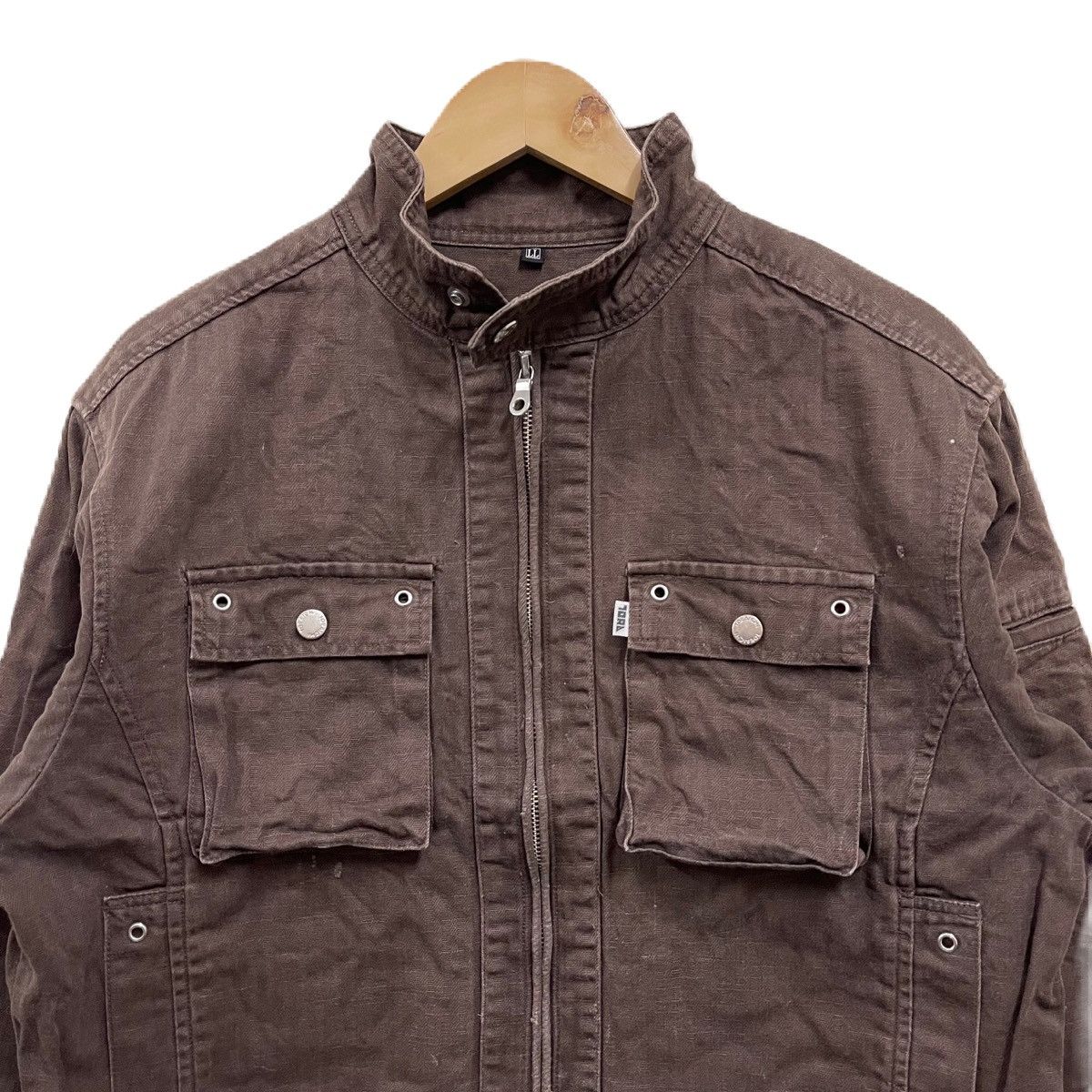Japanese Brand Vintage TORAICHI rider jacket denim Size US L / EU 52-54 / 3 - 3 Thumbnail