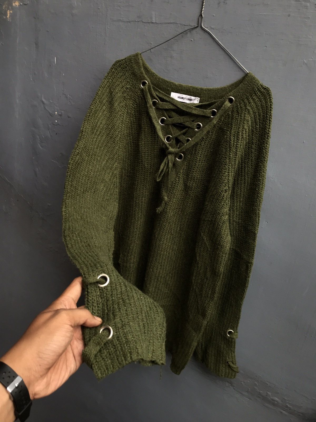 Helmut Lang Helmut Lang mesh knitted Size US L / EU 52-54 / 3 - 5 Thumbnail