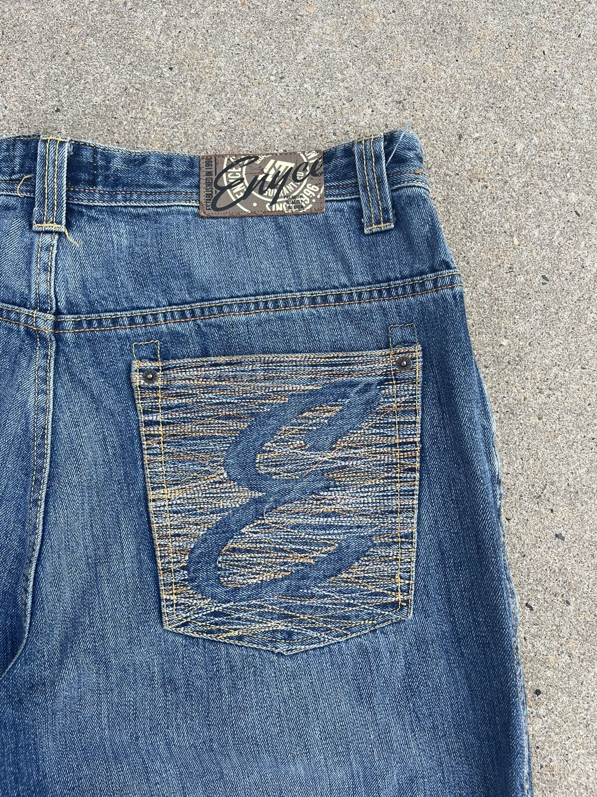 Enyce × Vintage VINTAGE Y2K ENYCE BAGGY JEANS Size US 36 / EU 52 - 5 Thumbnail