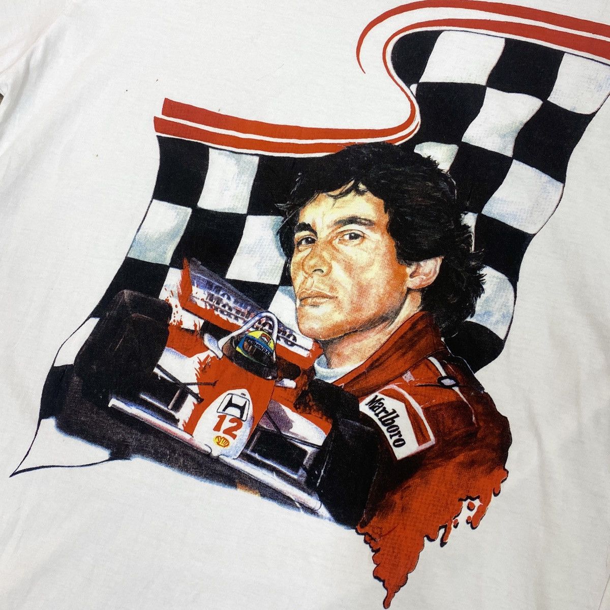 Other 90s Ayrton Senna Honda Marlboro Tee Size US M / EU 48-50 / 2 - 3 Thumbnail