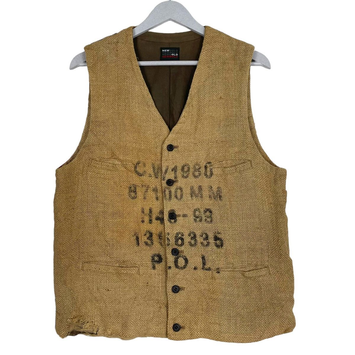 Paul Smith × R.Newbold × Union LA 💥R NEWBOLD SACK QUOTE UNION JACK FLAG VEST Size US M / EU 48-50 / 2 - 1 Thumbnail