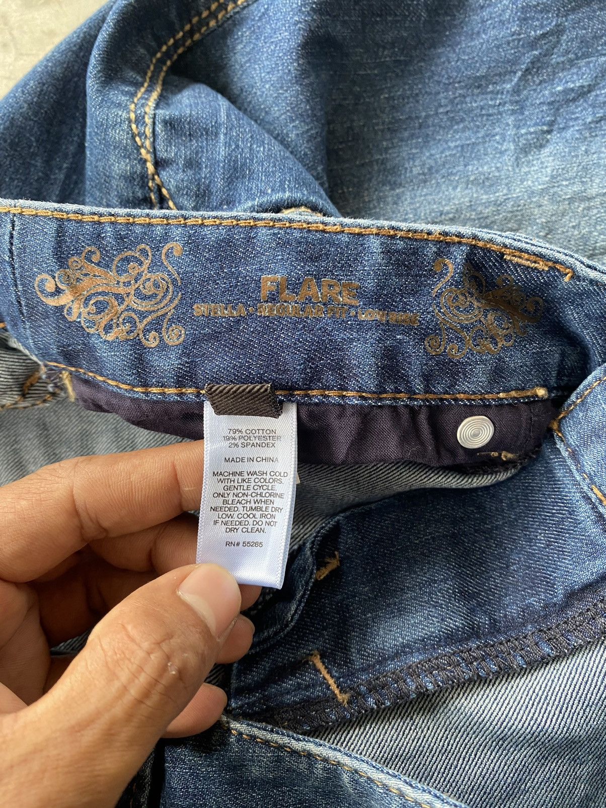 Tornado Mart Flare Jeans Japanese Express Stretchable Denim @296 Size 30" / US 8 / IT 44 - 10 Thumbnail