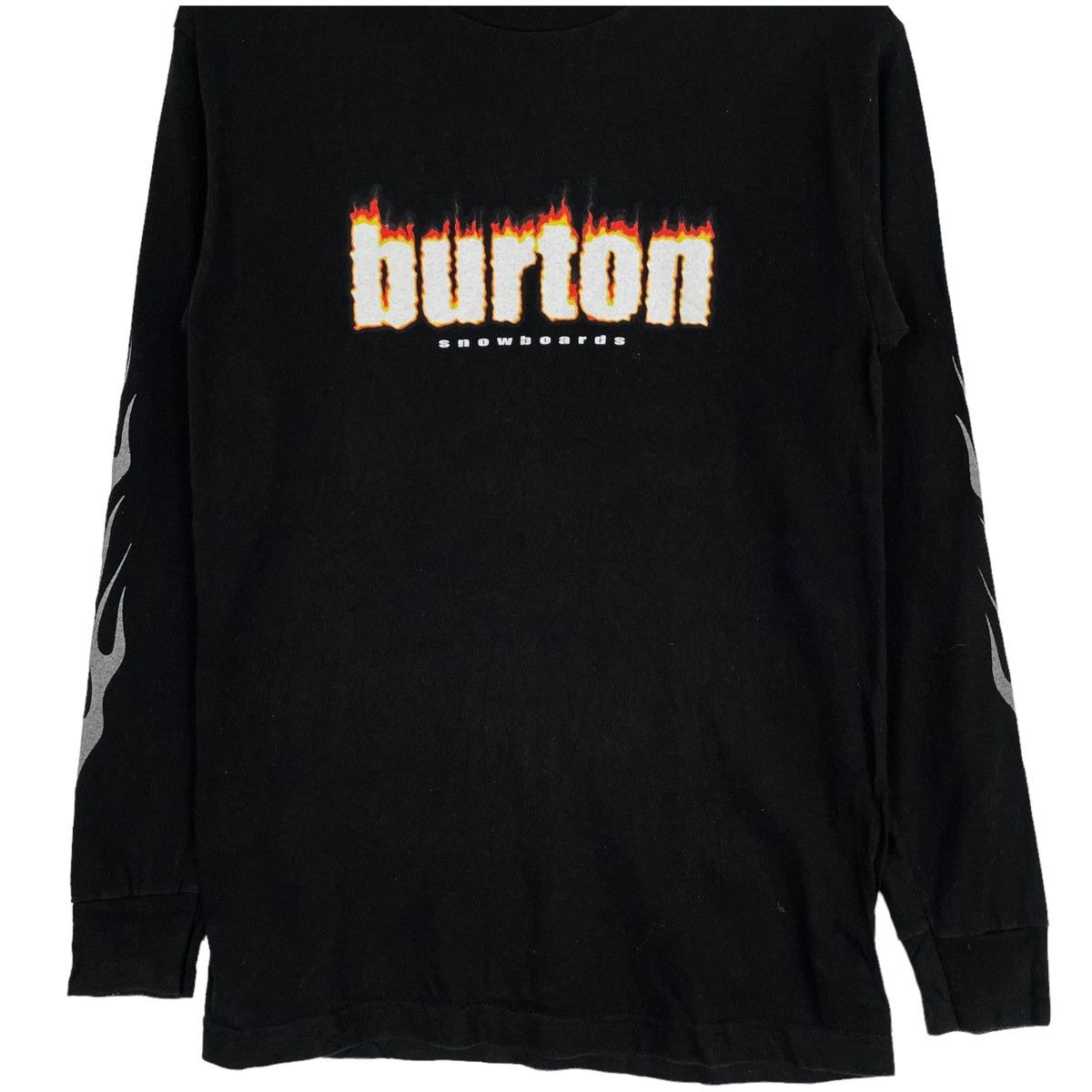 Burton 💥BURTON SNOWBOARD FLAME LOGO LONGSLEEVE Size US S / EU 44-46 / 1 - 5 Thumbnail