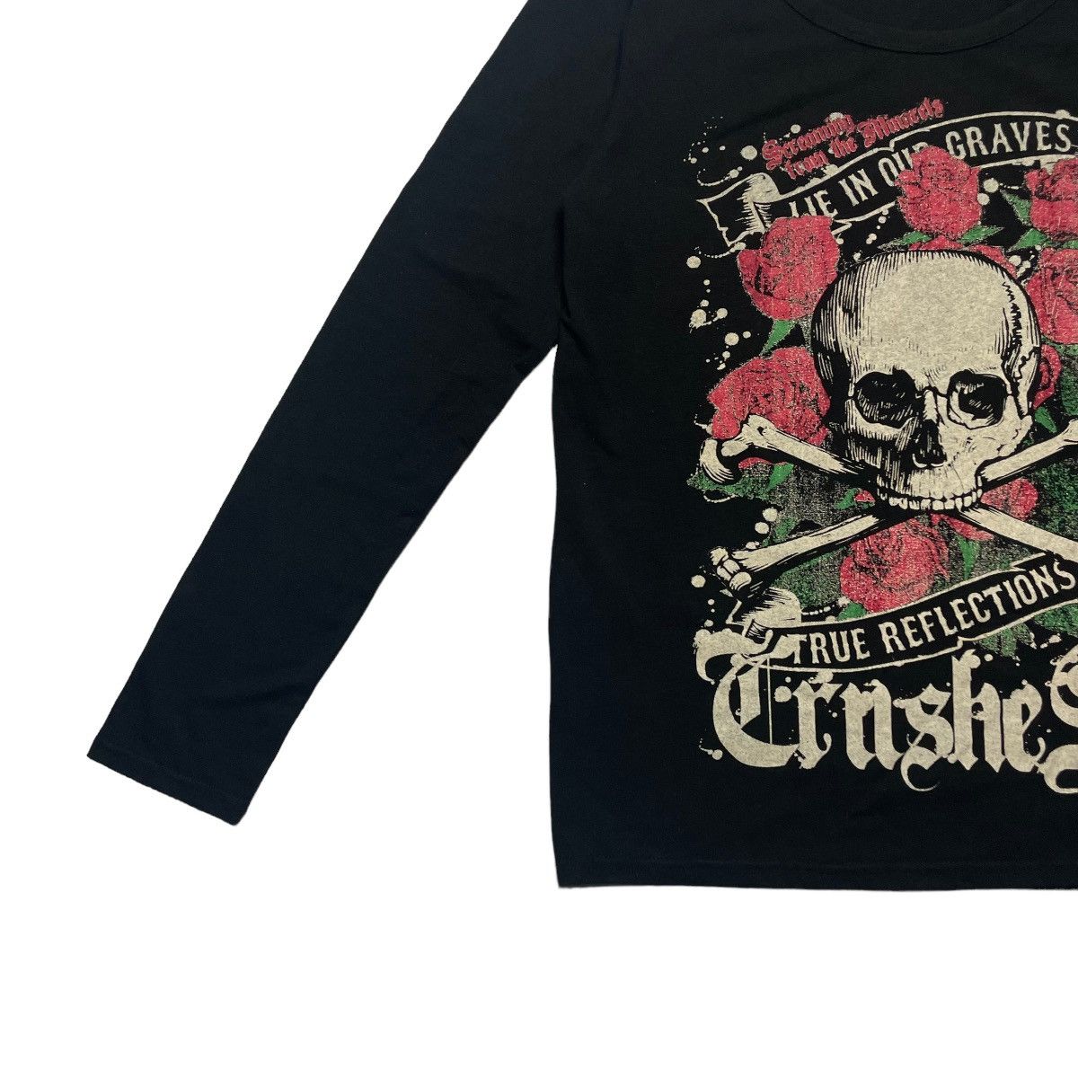 Beauty Beast × Hysteric Glamour × Japanese Brand 🇯🇵☠️ RELACHE SKULL & ROSE HYSTERIC INSPIRED LONG SLEEVE TSHIRT Size L / US 10 / IT 46 - 3 Thumbnail
