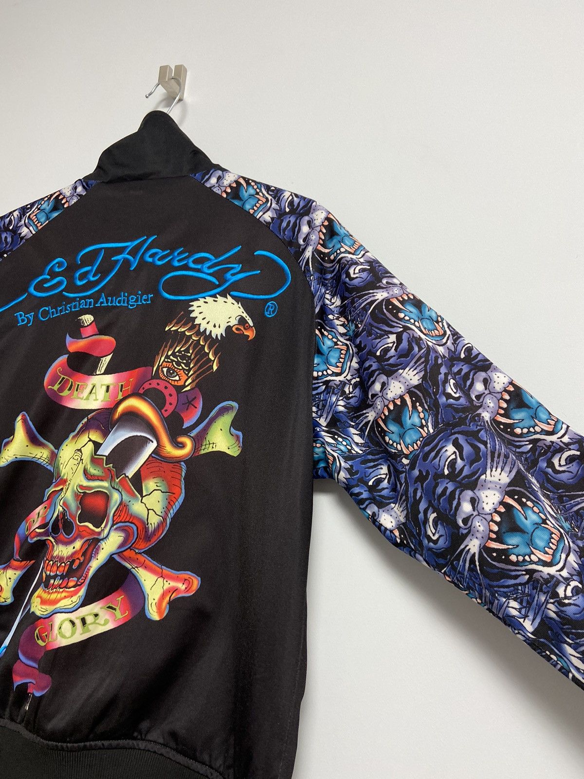 Ed Hardy Vintage Ed Hardy Track Top Jacket Black Logo Size US S / EU 44-46 / 1 - 8 Thumbnail