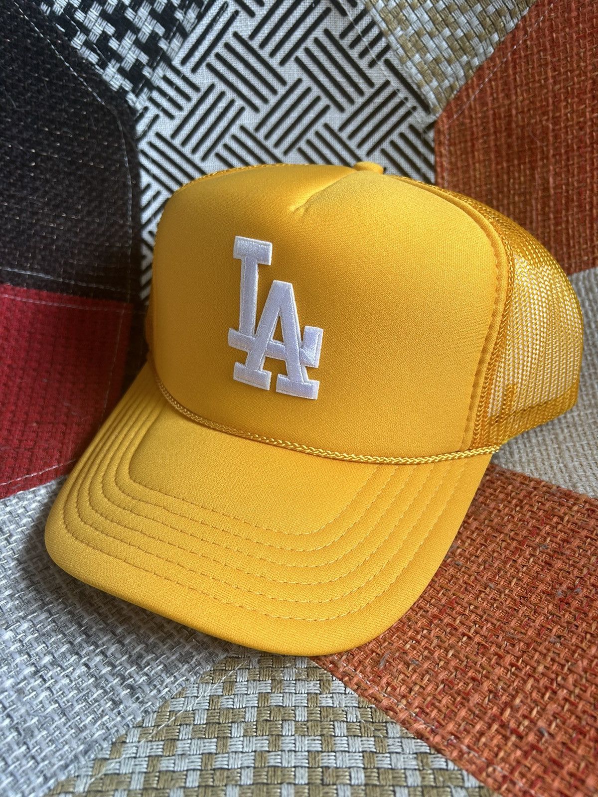 LA Trucker Hat - Yellow