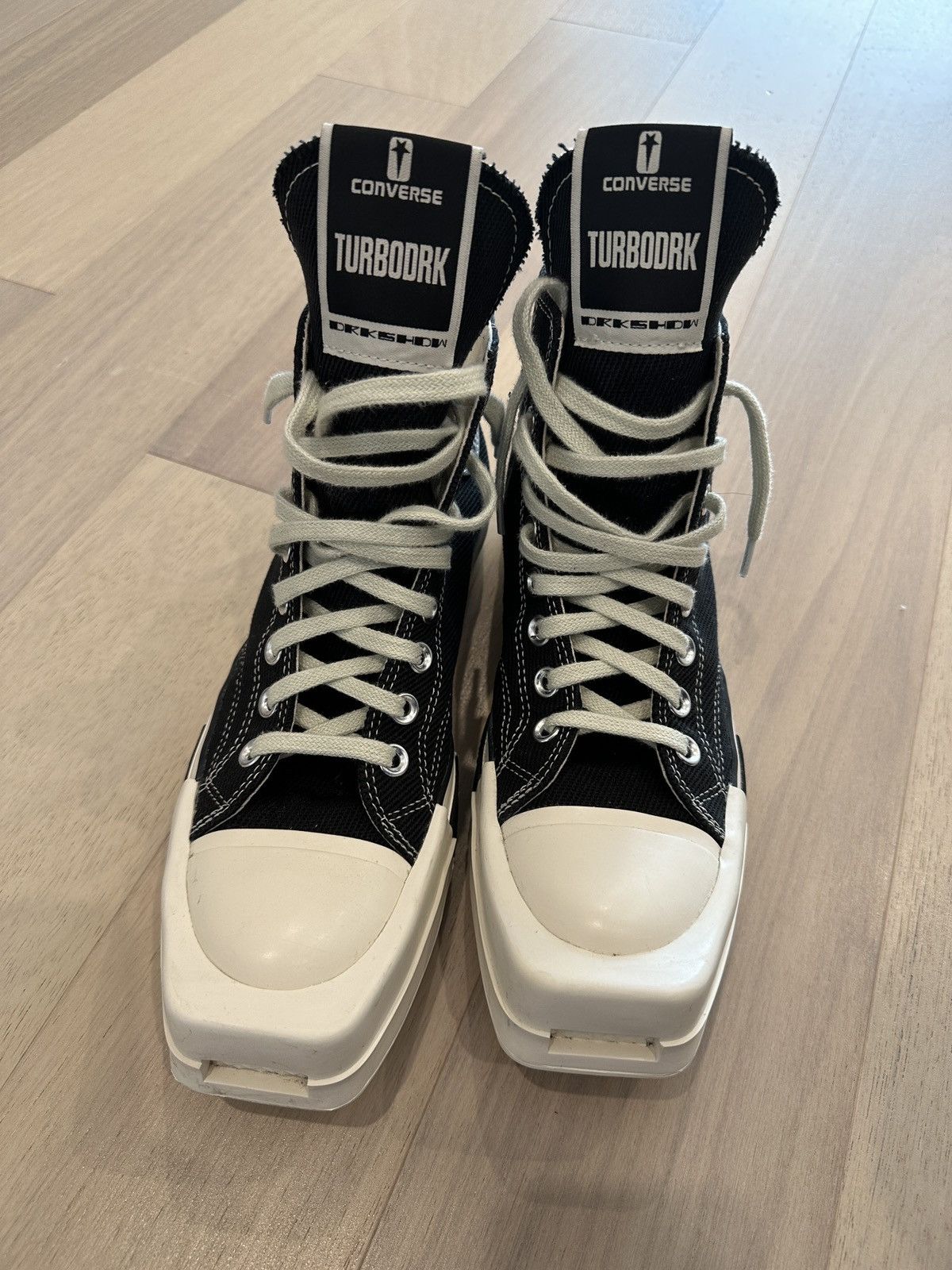 Converse × Rick Owens Rick Owens x Converse Turbodork Square toe 