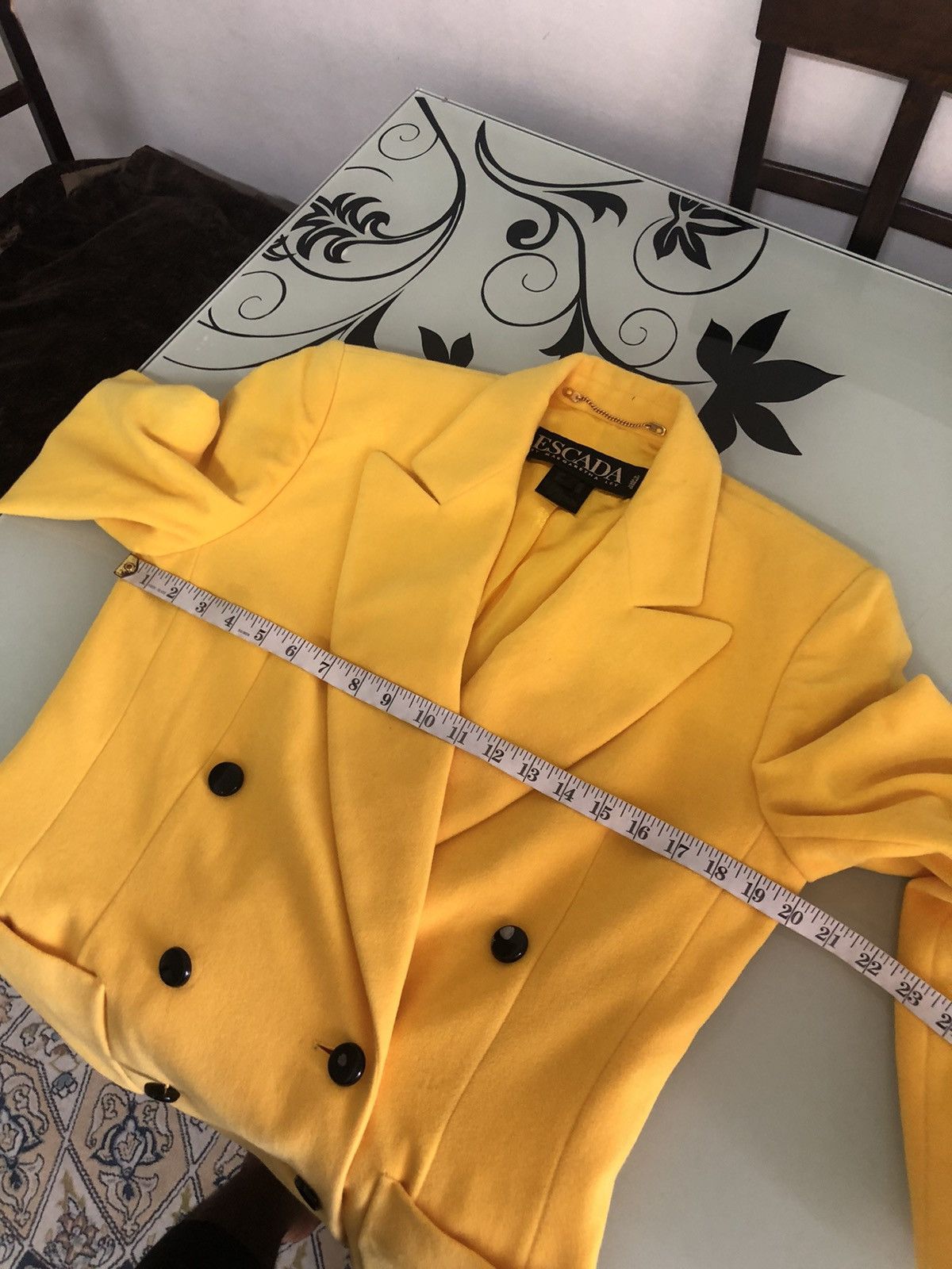 Escada Escada by Margaretha Ley Double Breasted Blazer Size XS / US 0-2 / IT 36-38 - 20 Thumbnail