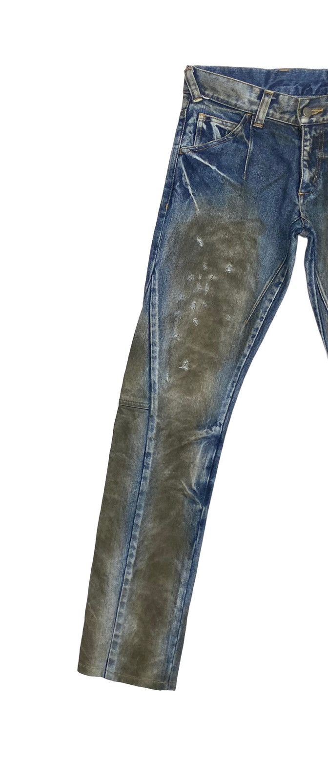 Tornado Mart Rare‼️ Vintage Tornado Mart Distressed Jeans Made in Japan Size US 30 / EU 46 - 2 Thumbnail