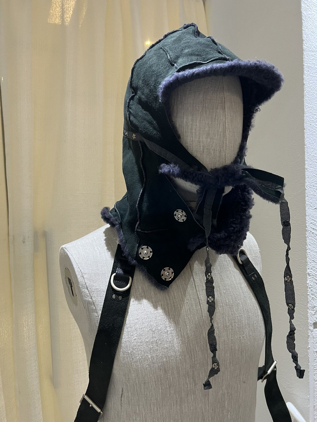 image of Takahiromiyashita The Soloist Soloist Hat Harness in Blue, Men's