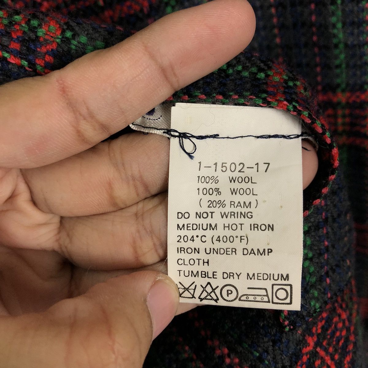 Japanese Brand VINTAGE REVERSIBLE WOOL BOMBER JACKET OTEFFE ISSEY MIYAKE Size US M / EU 48-50 / 2 - 17 Thumbnail
