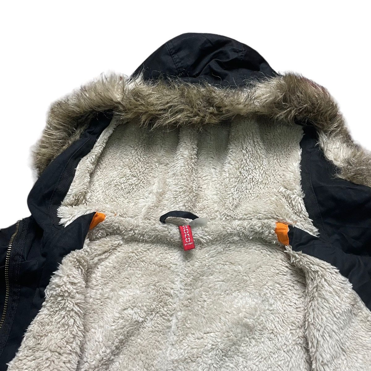 H&M H&M Lined-Sherpa / Fleece Hooded Jacket Size US M / EU 48-50 / 2 - 9 Thumbnail