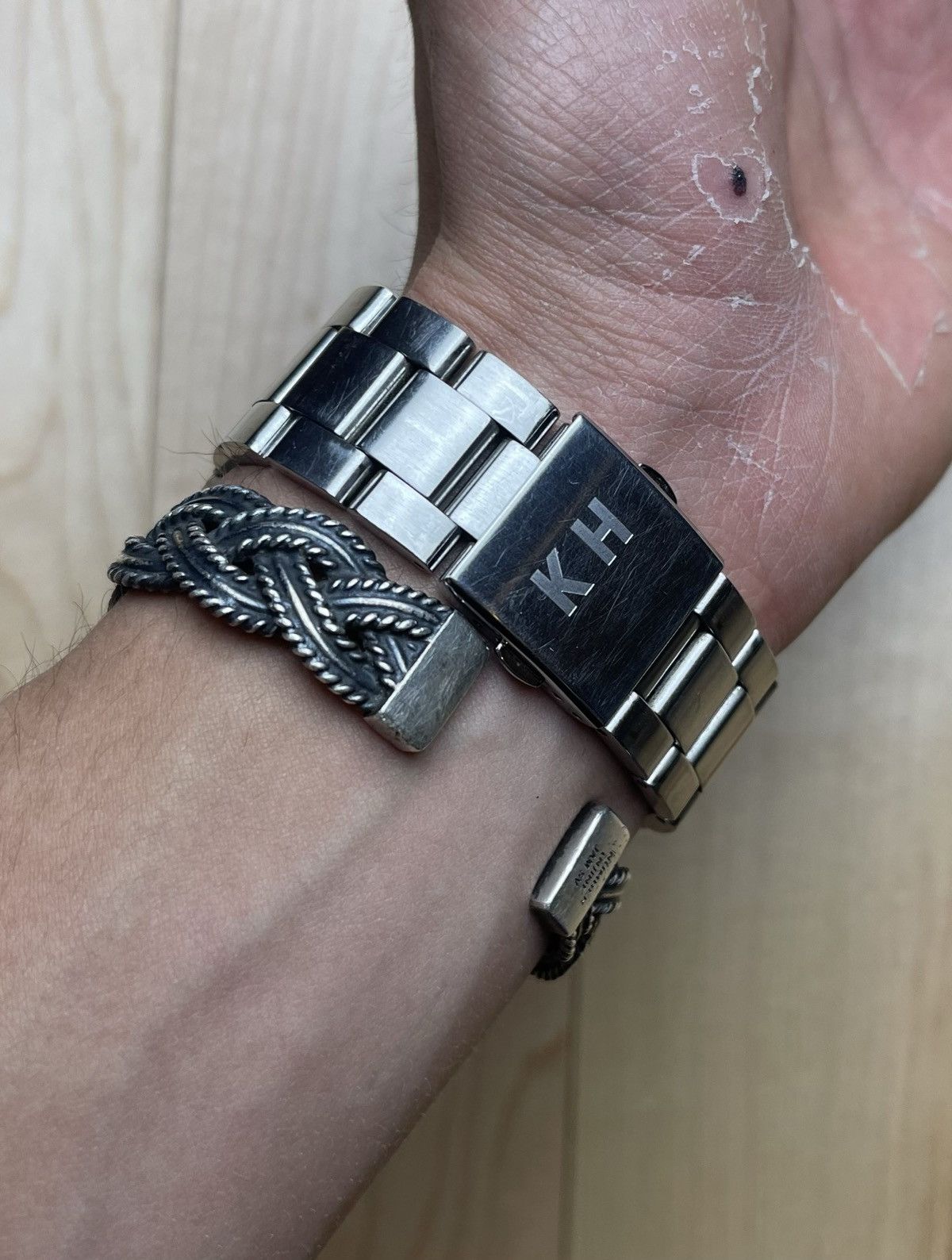 Katharine Hamnett London Katharine Hamnett Silver/Navy Face Watch Size ONE SIZE - 2 Thumbnail