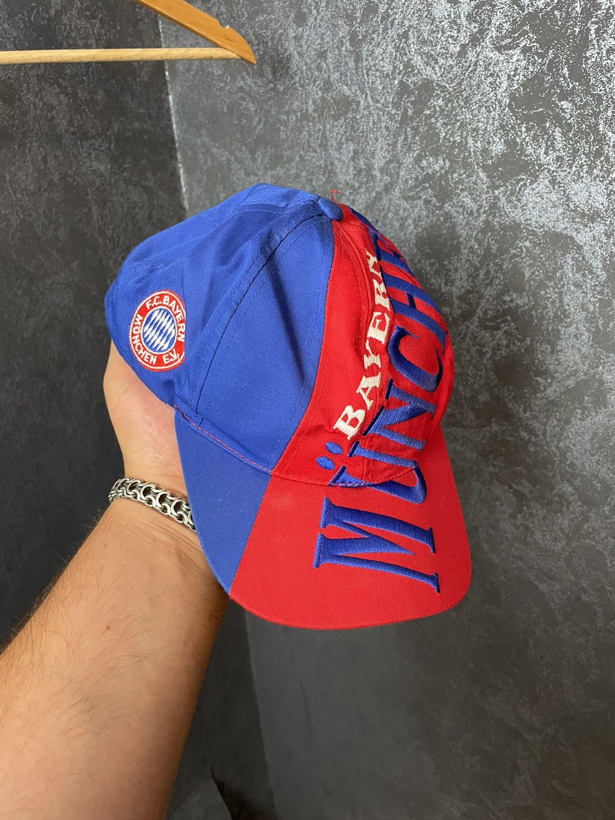 Nutmeg × Vintage Vintage 90s Bayern Munchen Nutmeg All Over Cap OS Size ONE SIZE - 1 Thumbnail