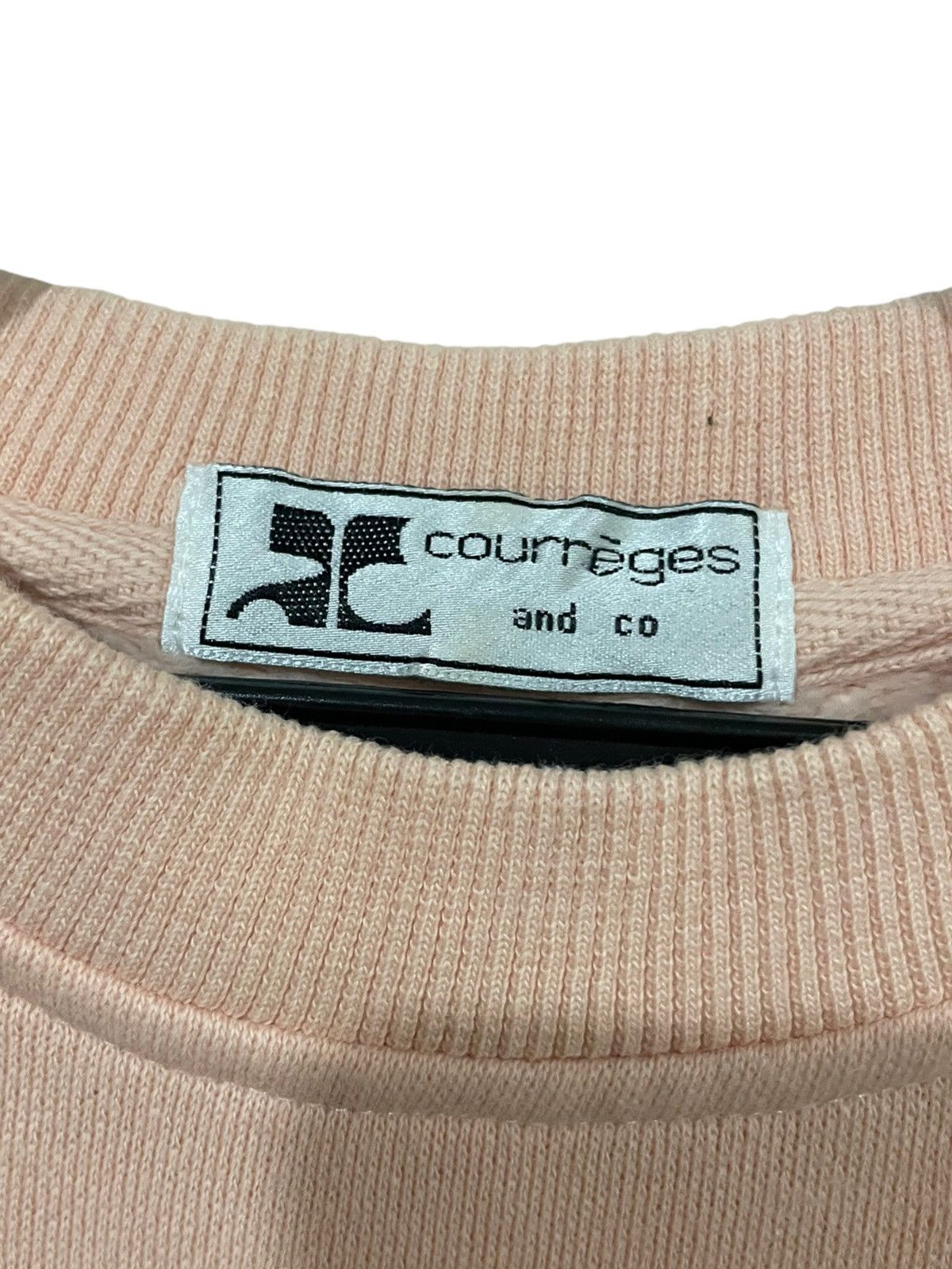 Andre Courreges × Courreges Rare🔥Courreges Paris Spellout Tri Color Sweater Jumper Size L / US 10 / IT 46 - 14 Thumbnail