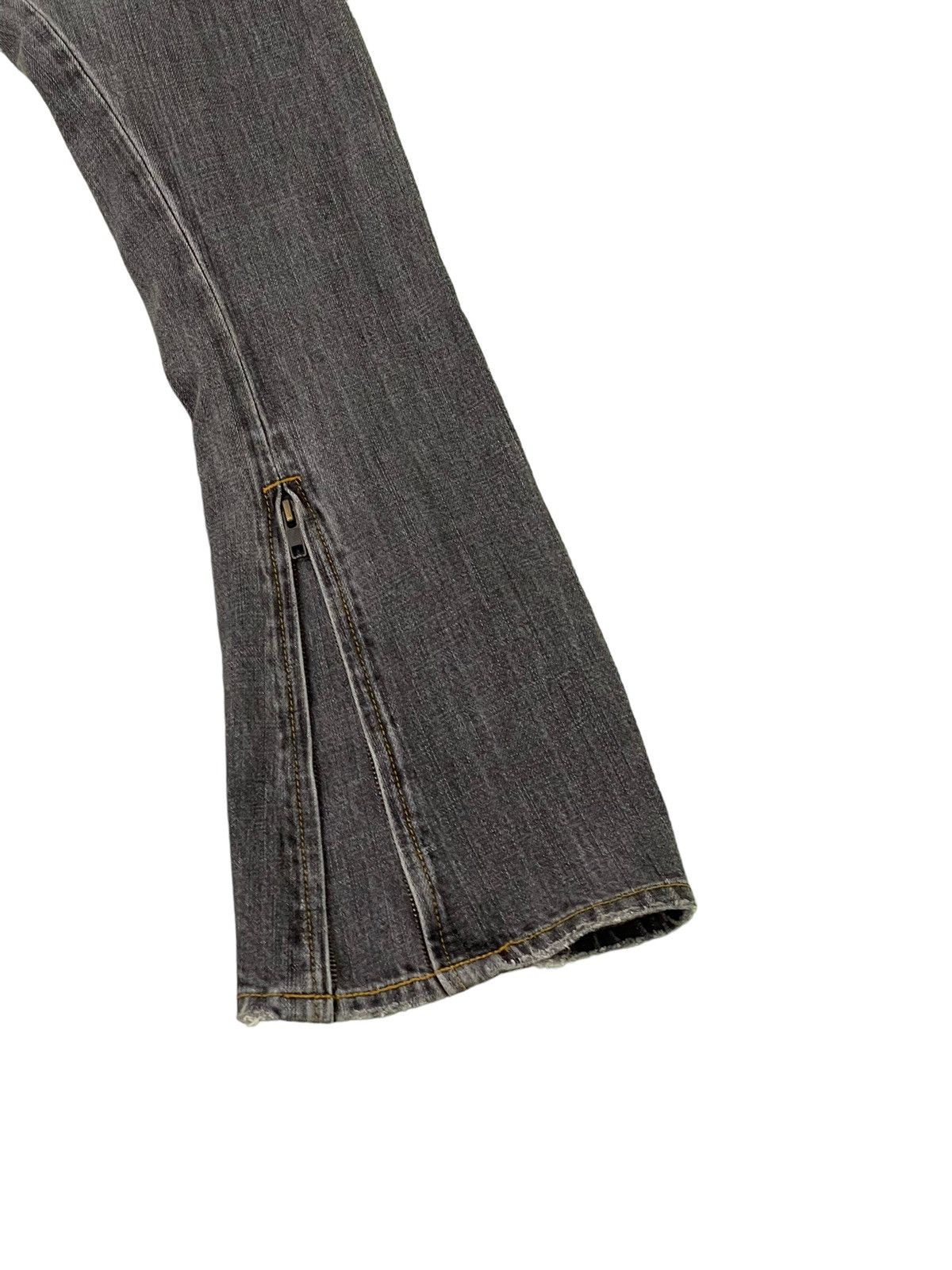 Japanese Brand Flare Jeans Klein Plus Homme Distress Slim Boot Cut 5🟦9 Size US 29 - 15 Thumbnail