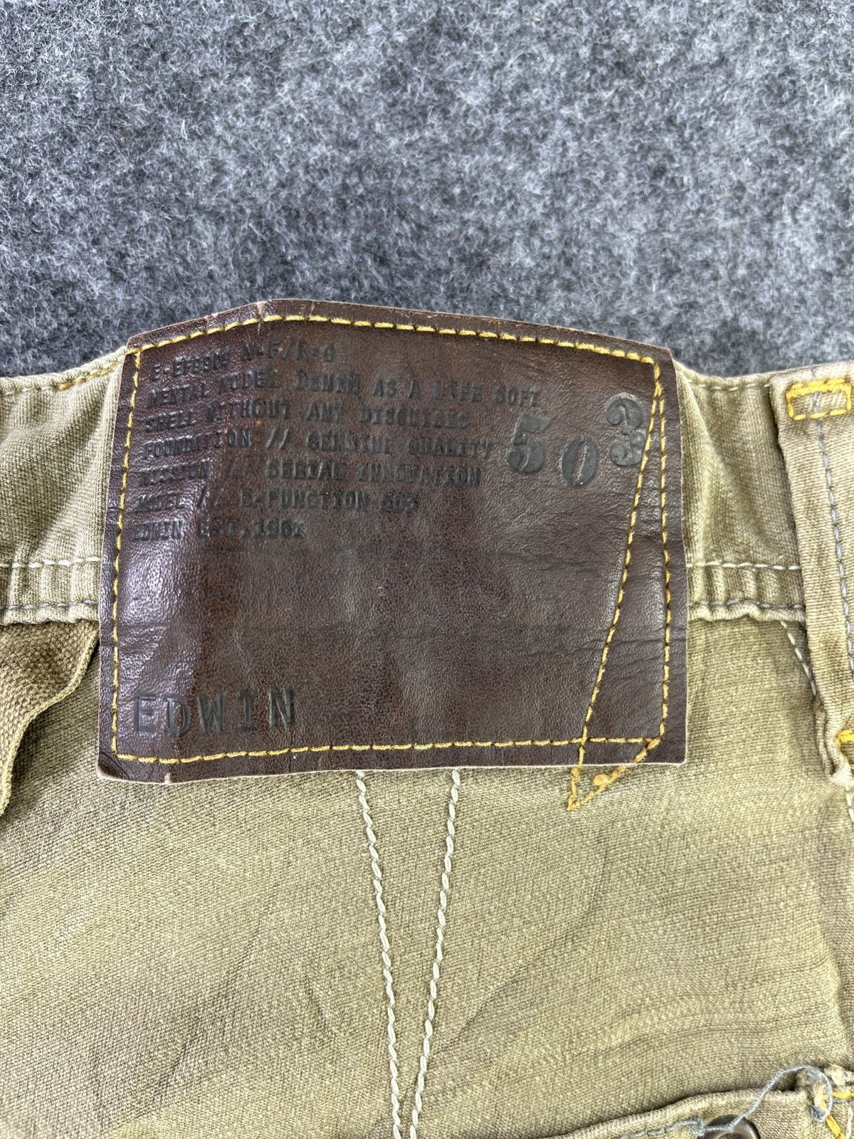 Edwin Edwin Multipocket 503 Tactical Denim - J954 Size US 30 / EU 46 - 14 Thumbnail