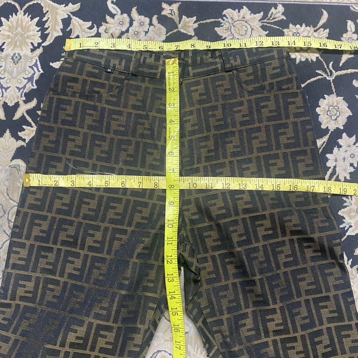 Fendi Vintage Fendi Zucca Monogram Pants Size 26" / US 2 / IT 38 - 22 Thumbnail