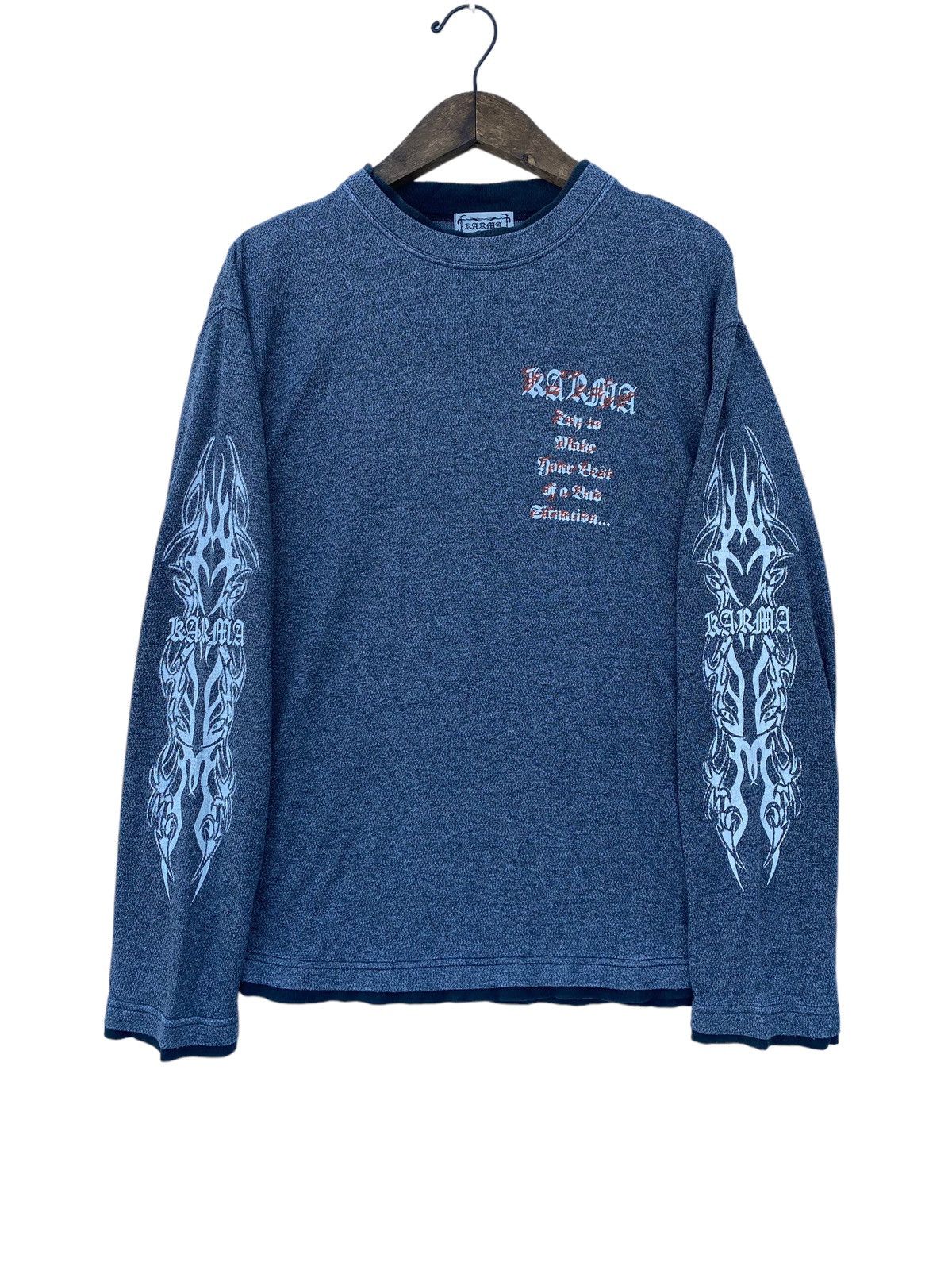 Japanese Brand × Seditionaries Karma Mantra Long Sleeves Shirt Size US L / EU 52-54 / 3 - 2 Thumbnail