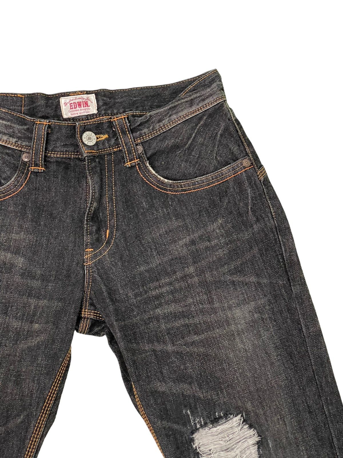 Edwin Flare Jeans Edwin XV Distress Boot Cut 6🟦1 Size US 31 - 9 Thumbnail
