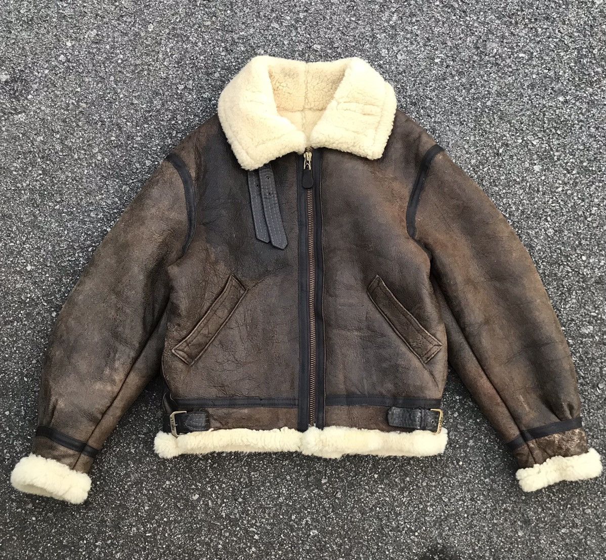 Vintage 🔥STEAL🔥Vintage 80’s Avirex Type B-3 Leather Flight Jacket | Grailed