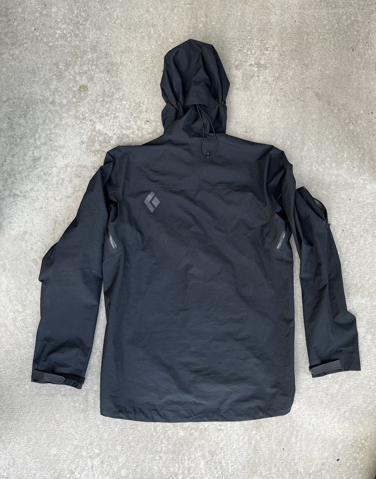 Black Diamond Women’s Black Diamond Black Rain Jacket Ski Shell Small Size S / US 4 / IT 40 - 5 Thumbnail