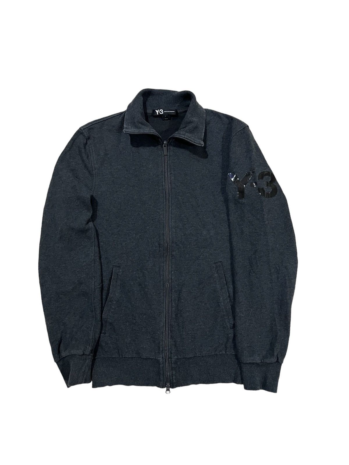 Y-3 GRAIL🔥AW15 Yohji Yamamoto Y-3 ™️ Logo Black Zipper Sweater Size US M / EU 48-50 / 2 - 1 Thumbnail