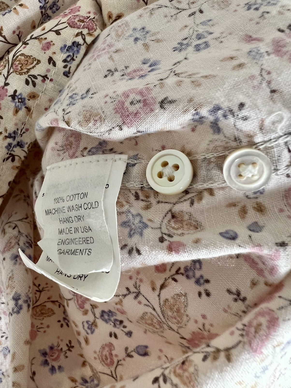 Engineered Garments Flower Print Button Down Size US S / EU 44-46 / 1 - 6 Thumbnail