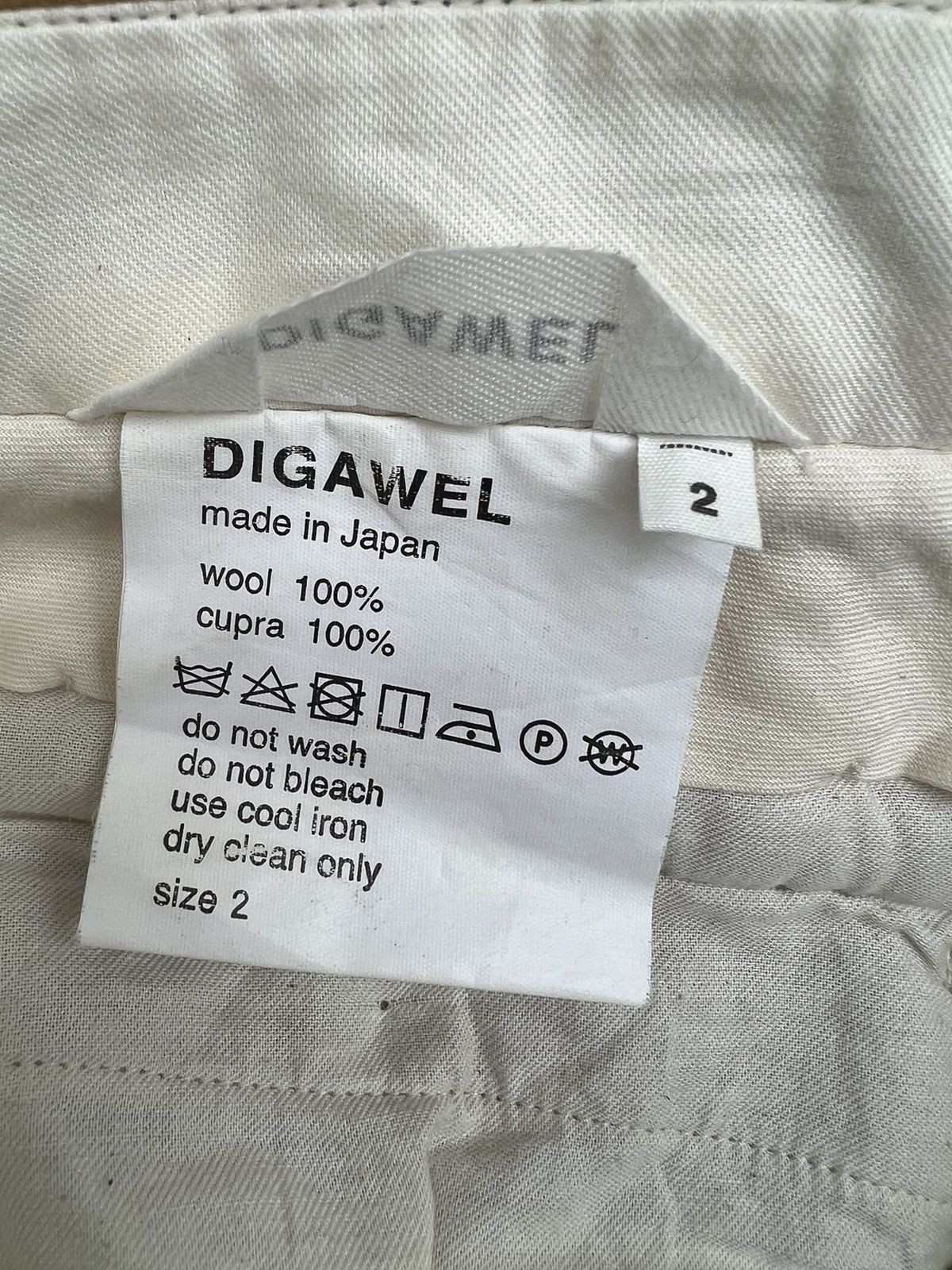 DIGAWEL DIGAWEL Japan Wool Chinos Cropped Trouser Pant Size US 30 / EU 46 - 14 Thumbnail