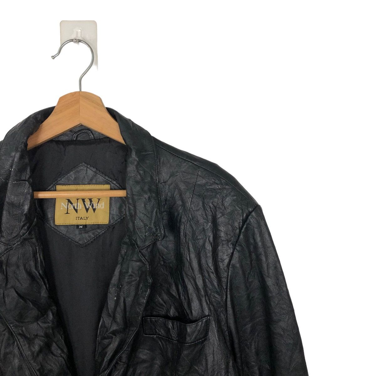 Japanese Brand VINTAGE SOFT GENUINE LEATHER JACKET NORTH WIND Size US M / EU 48-50 / 2 - 5 Thumbnail