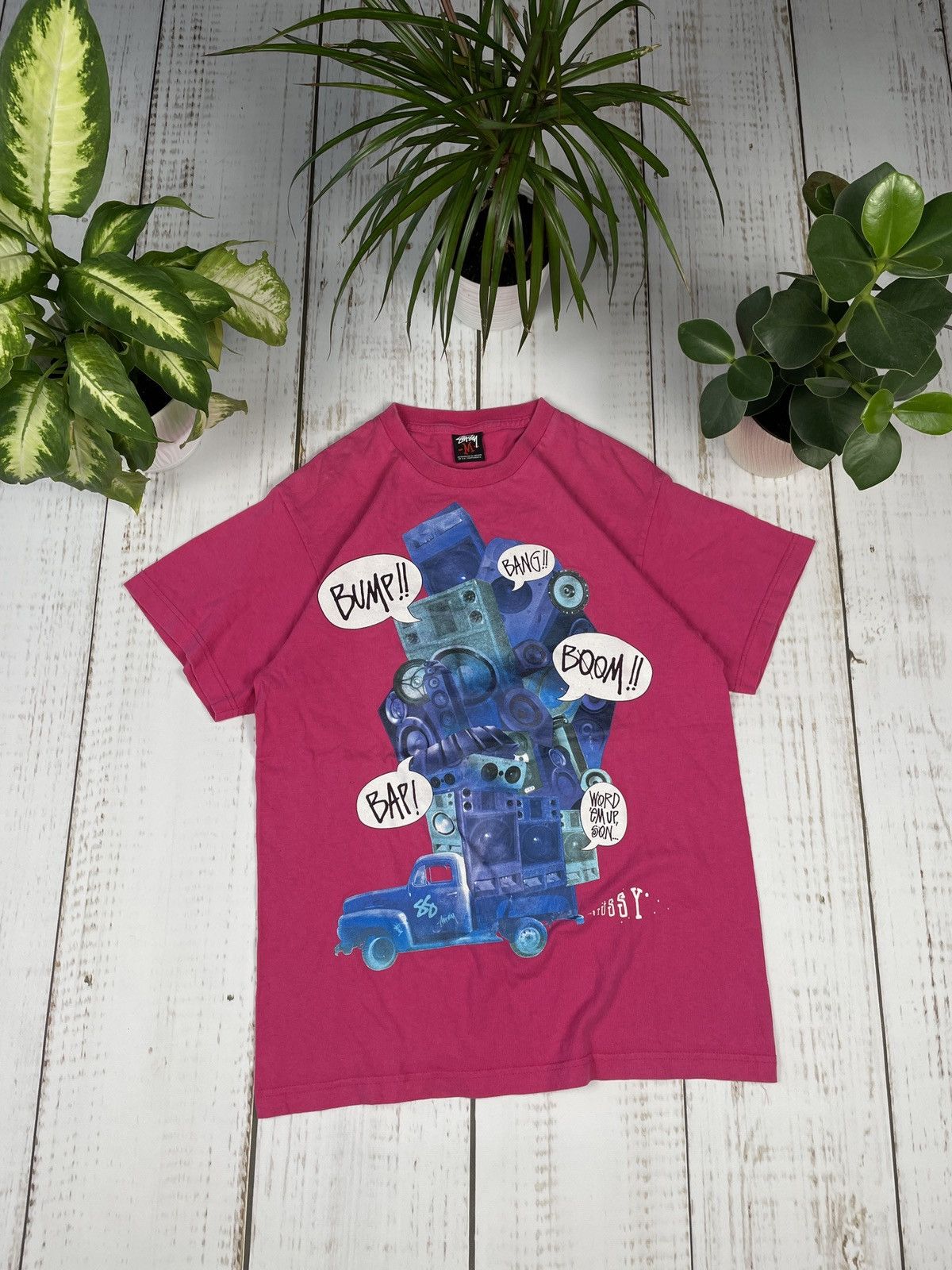 Stussy × Vintage Stussy Vintage Tee Skate Rare Y2K Size US M / EU 48-50 / 2 - 1 Thumbnail