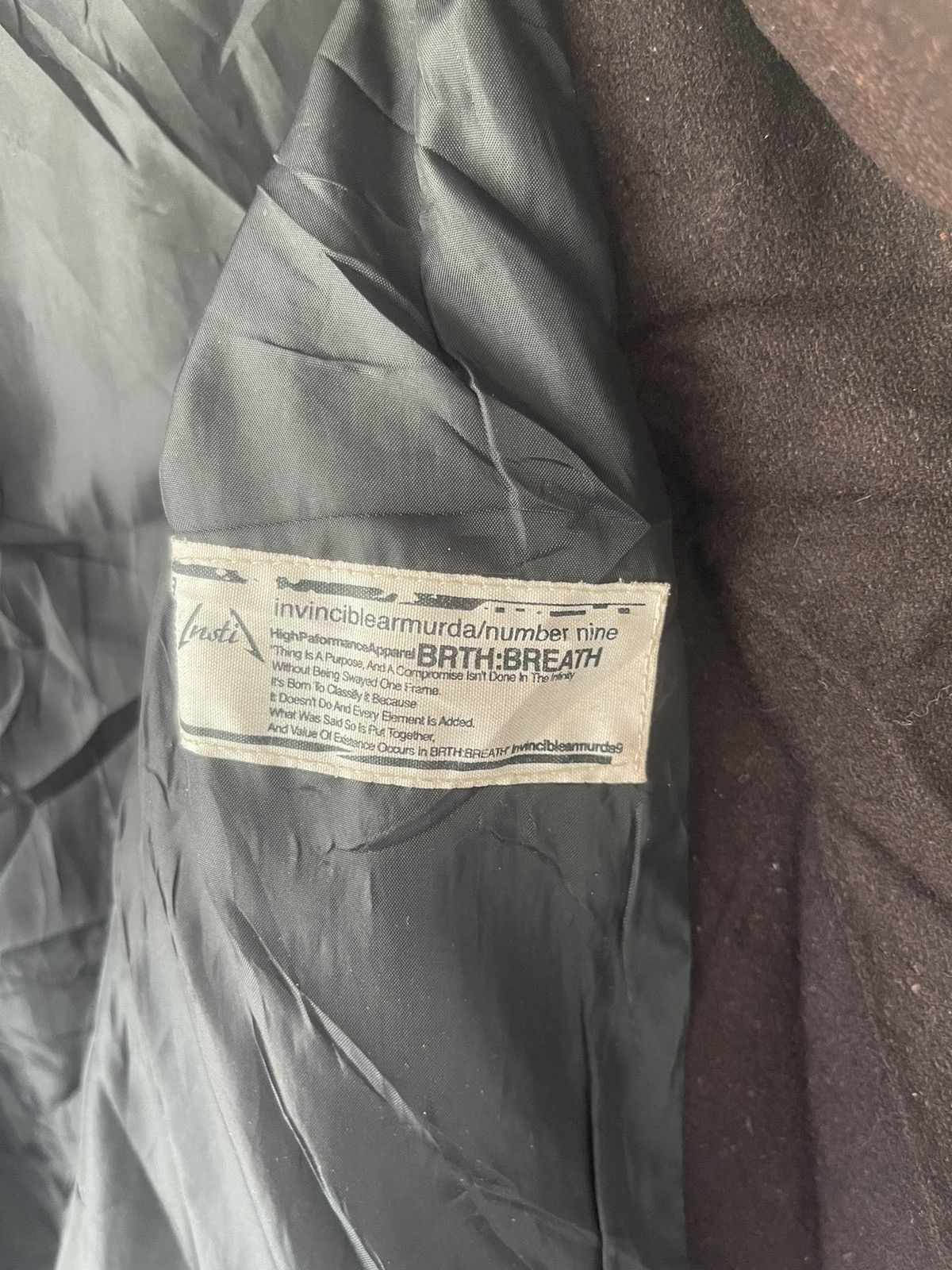 Number (N)ine NUMBER (N)INE X NOTICE VERSITY JACKET JAPAN Size US M / EU 48-50 / 2 - 3 Thumbnail