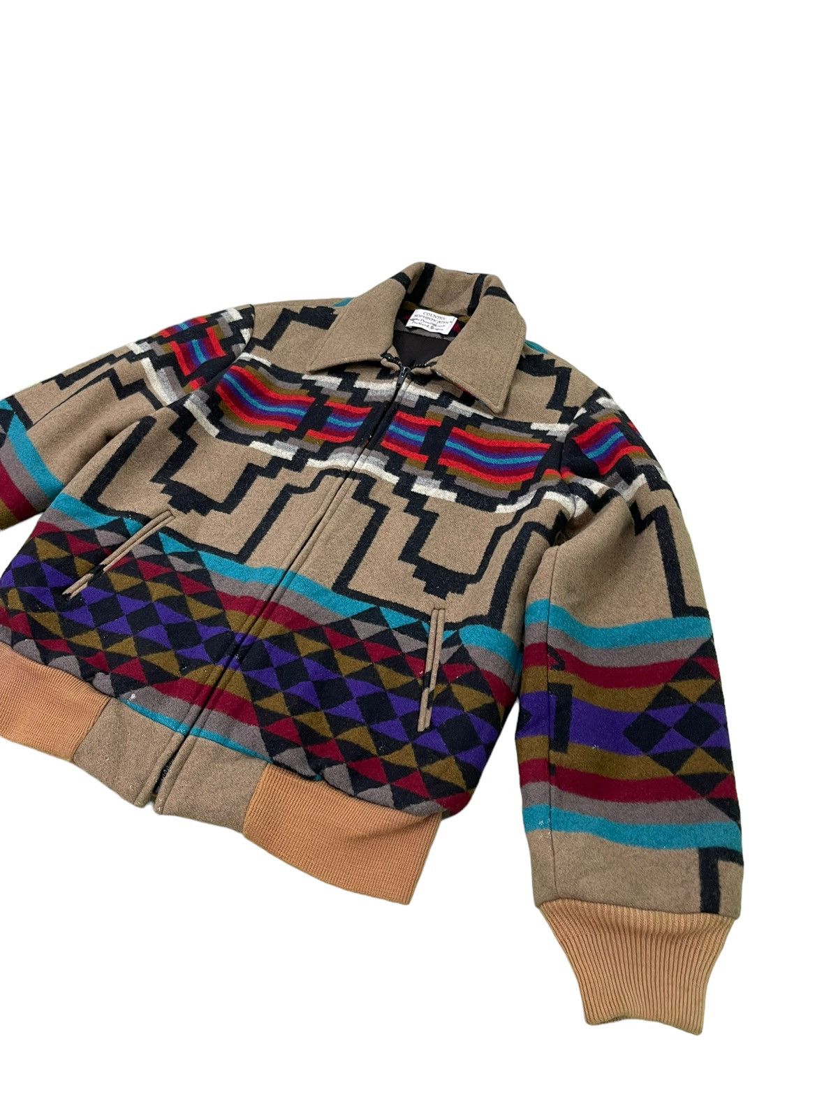 Native × Pendleton × Vintage Country Sophisticates Pendleton Native Wool Bomber 5🟩1 Size US M / EU 48-50 / 2 - 12 Thumbnail