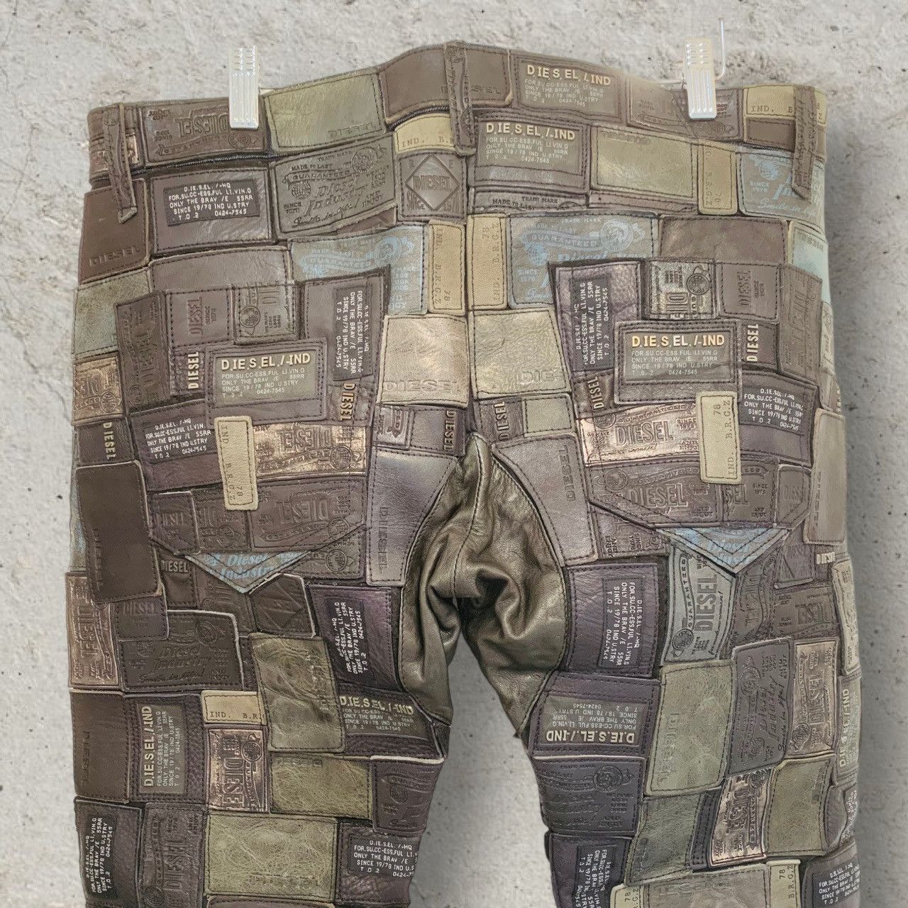 Diesel DIESEL Size 32 REBOOT Leather Patchwork Pants Size US 32 / EU 48 - 8 Thumbnail