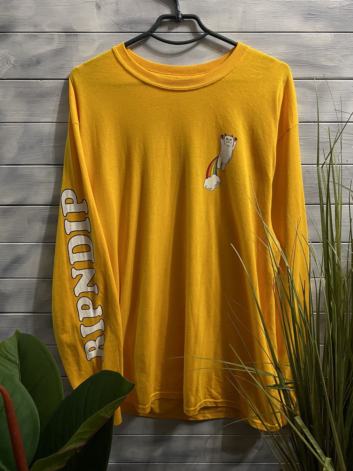 RIPNDIP Rare Long-Sleeve RipNDip Big Logo Fuck Cats. Size US L / EU 52-54 / 3 - 2 Thumbnail
