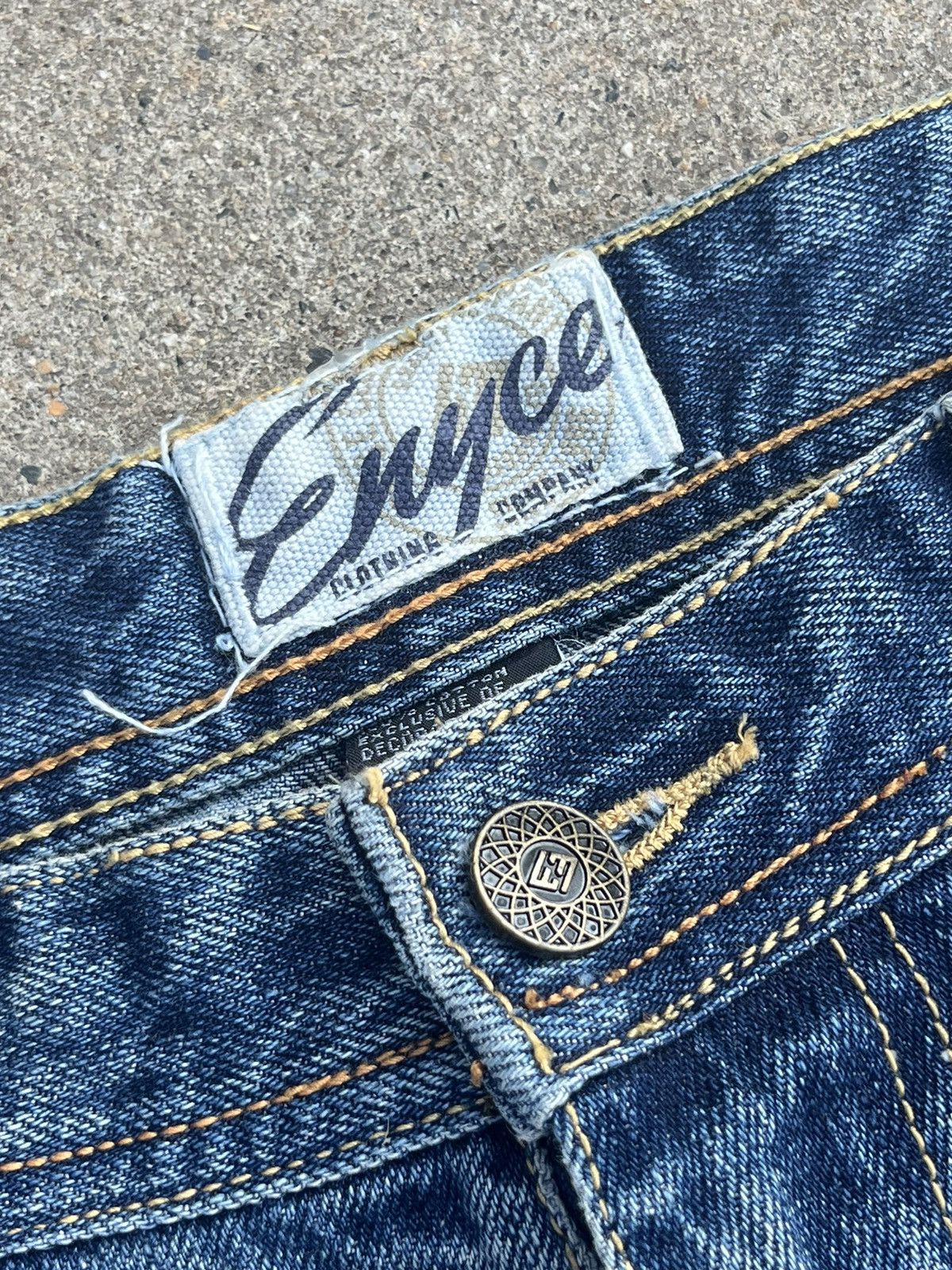 Enyce × Vintage VINTAGE Y2K ENYCE BAGGY JEANS Size US 36 / EU 52 - 13 Thumbnail