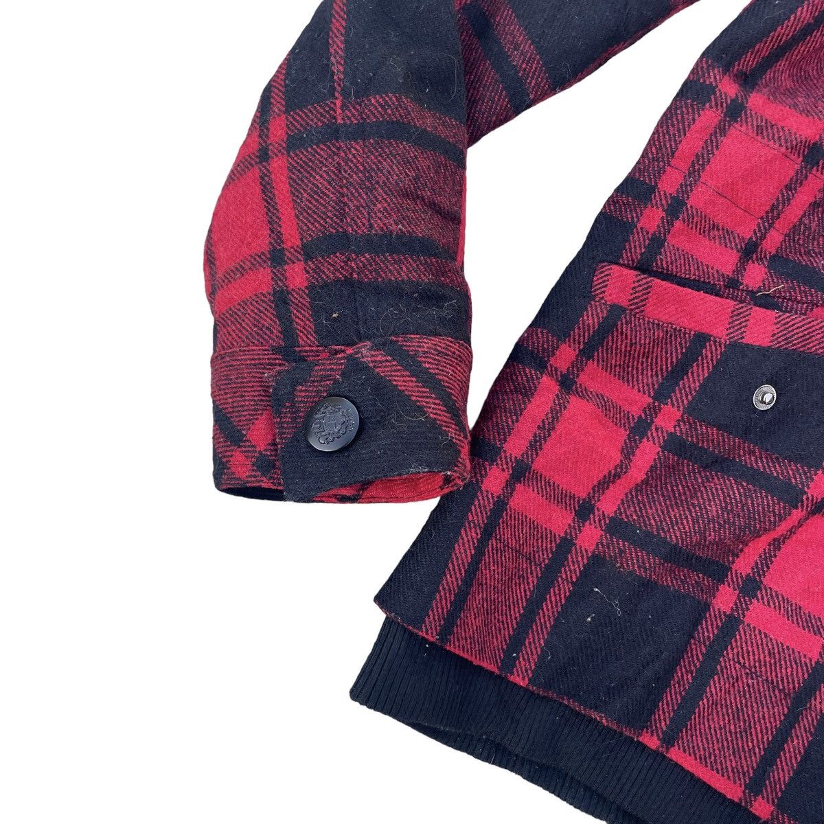 If Six Was Nine 🇯🇵 SUGGESTION TARTAN PUNK MULTIPOCKET WOOL JACKET Size US M / EU 48-50 / 2 - 3 Thumbnail