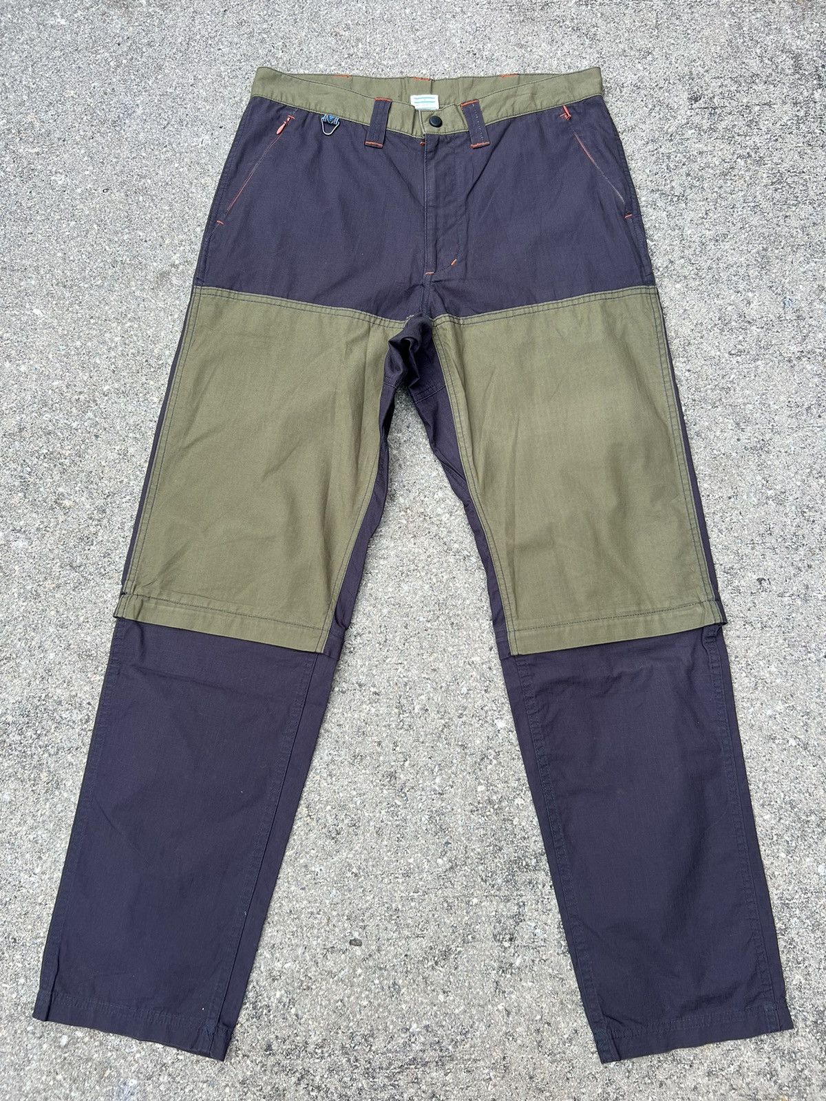 Vintage Japanese Designer ELNEST Ripstop Modular Trouser Size US 31 - 1 Thumbnail