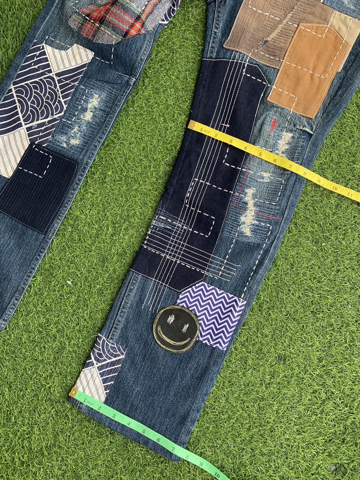 🔥Insane Design Kapital Patchwork Rework sashiko Denim
