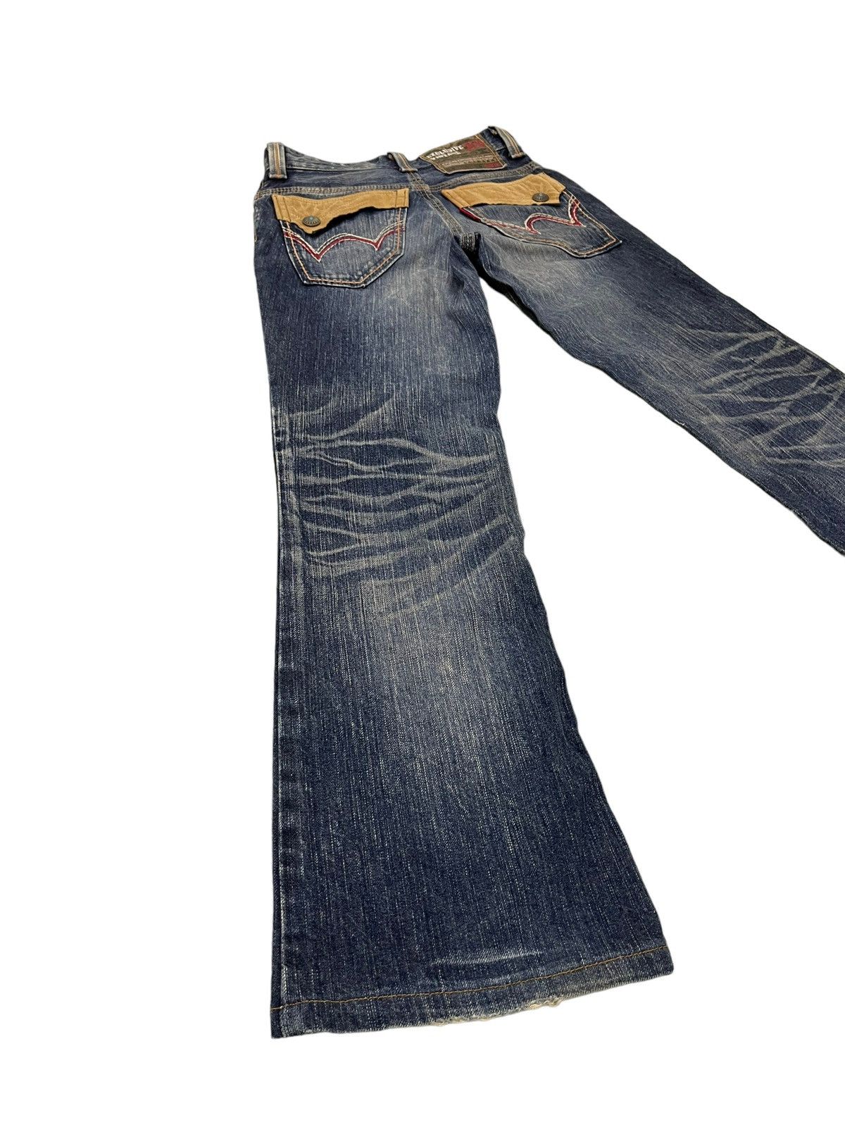 Edwin Flare Jeans Edwin Japan Distress Faded Boot Cut 6🟦0 Size US 28 / EU 44 - 12 Thumbnail